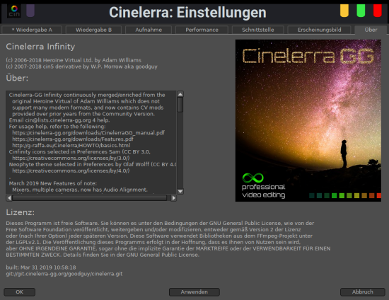 Cinelerra GG Infinity